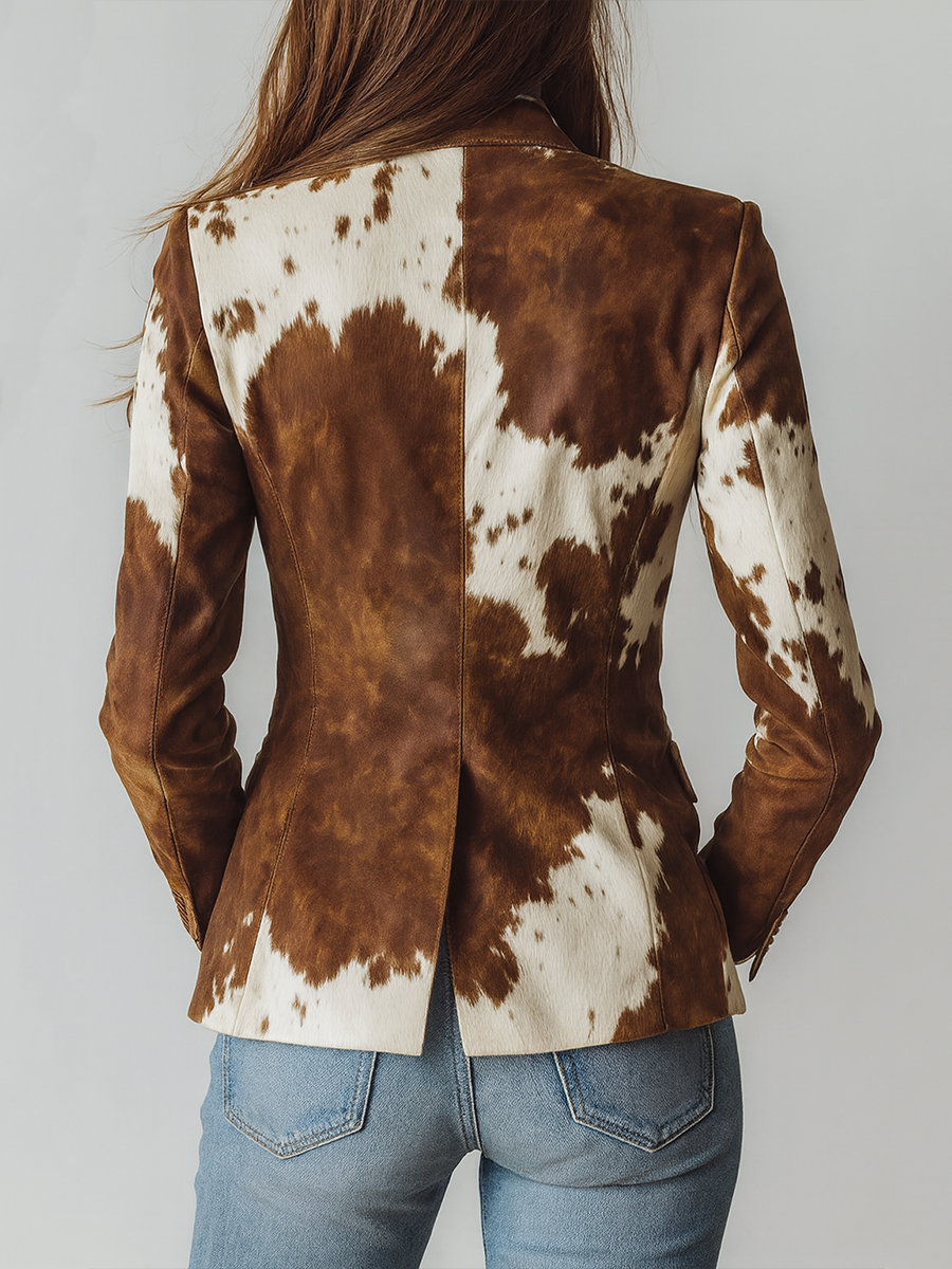 Reyna | saco con estampado de vaca