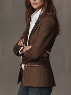 Nélida | saco de espiga con solapa estampada