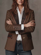 Nélida | saco de espiga con solapa estampada