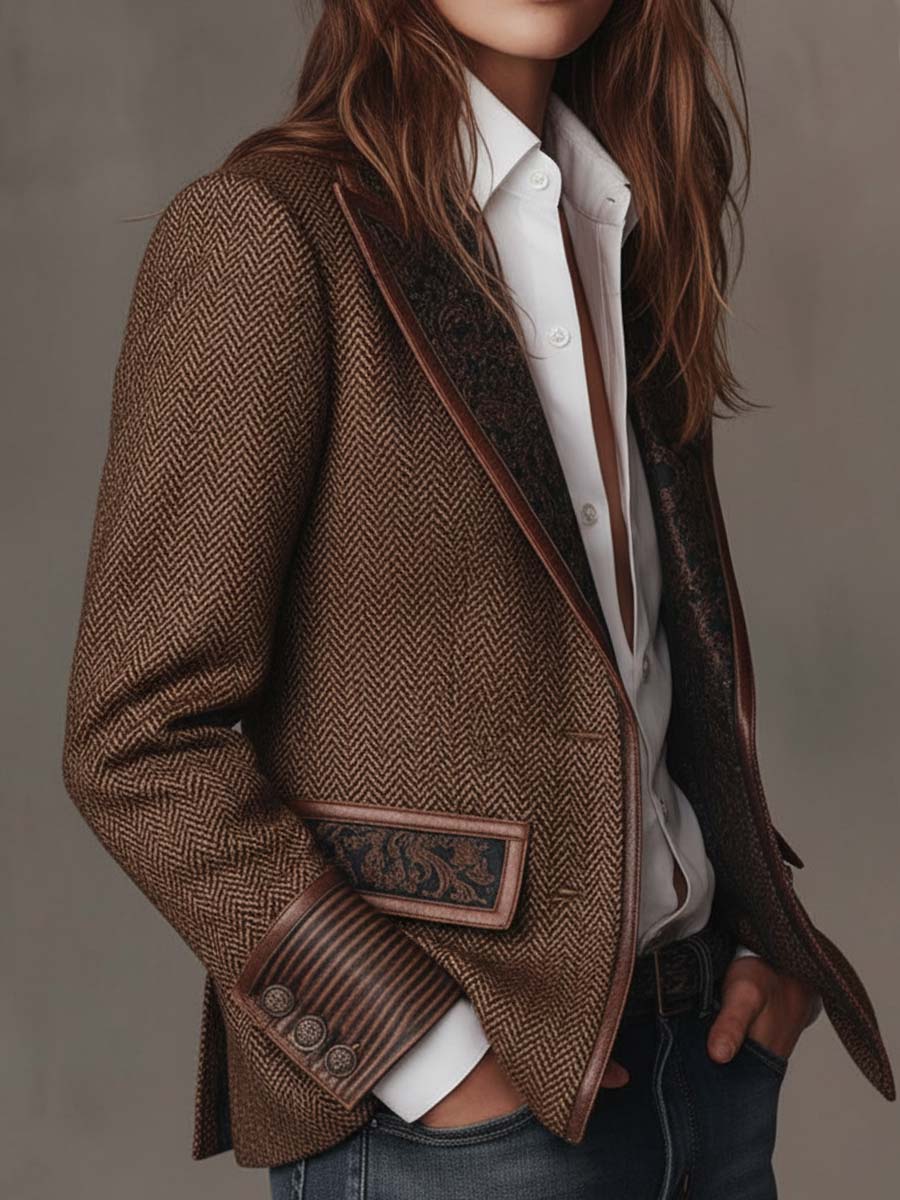 Nélida | saco de espiga con solapa estampada