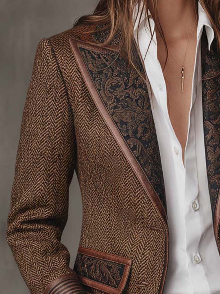 Nélida | saco de espiga con solapa estampada