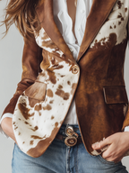 Reyna | saco con estampado de vaca