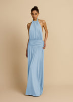 Fluido | vestido largo halter