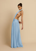 Fluido | vestido largo halter