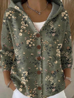 Felipa | cárdigan estampado con capucha