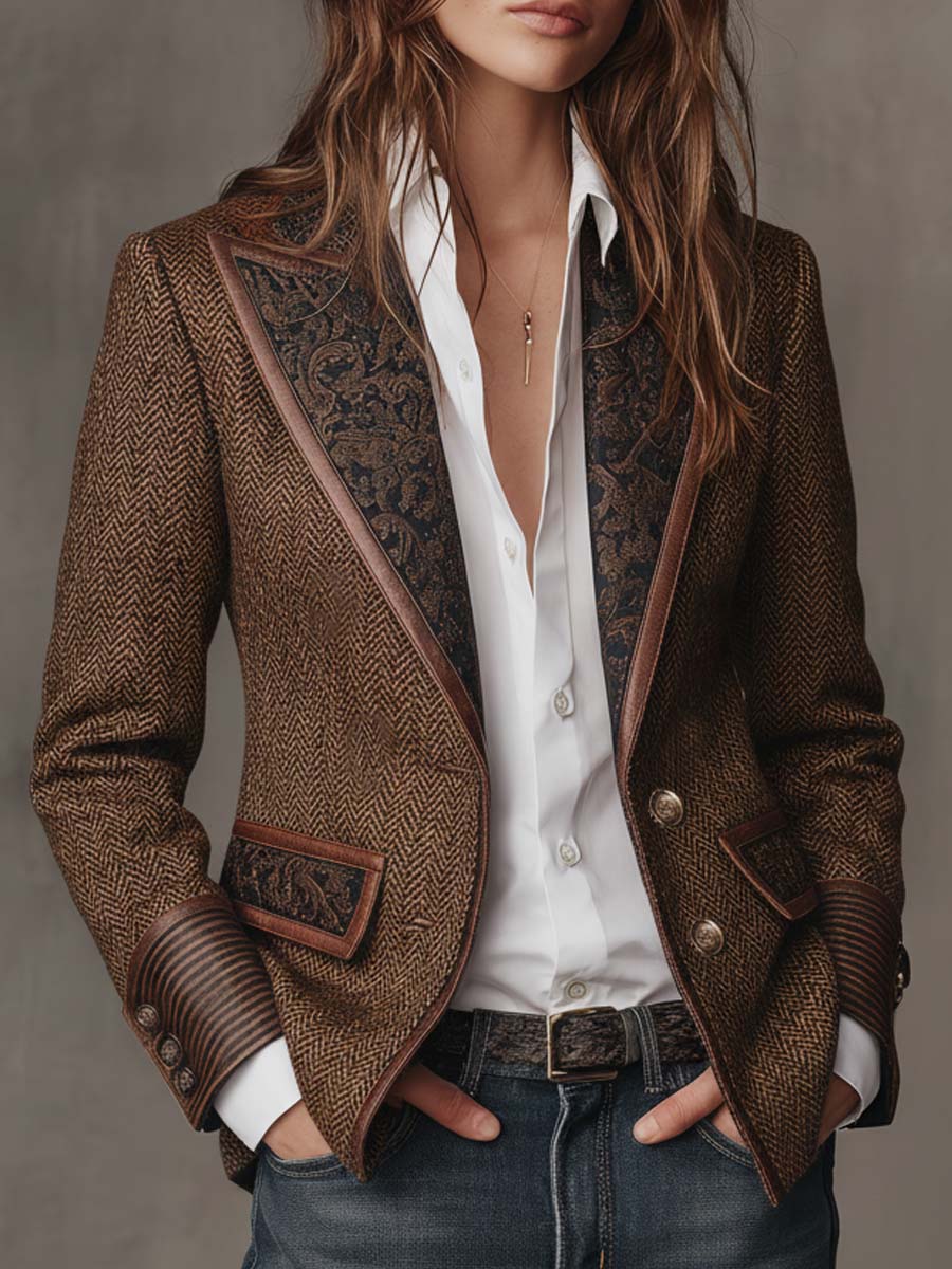Nélida | saco de espiga con solapa estampada