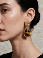Aretes de broquel o de gota, tercera vista