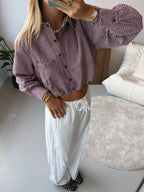 Corte | blusa camisera amplia