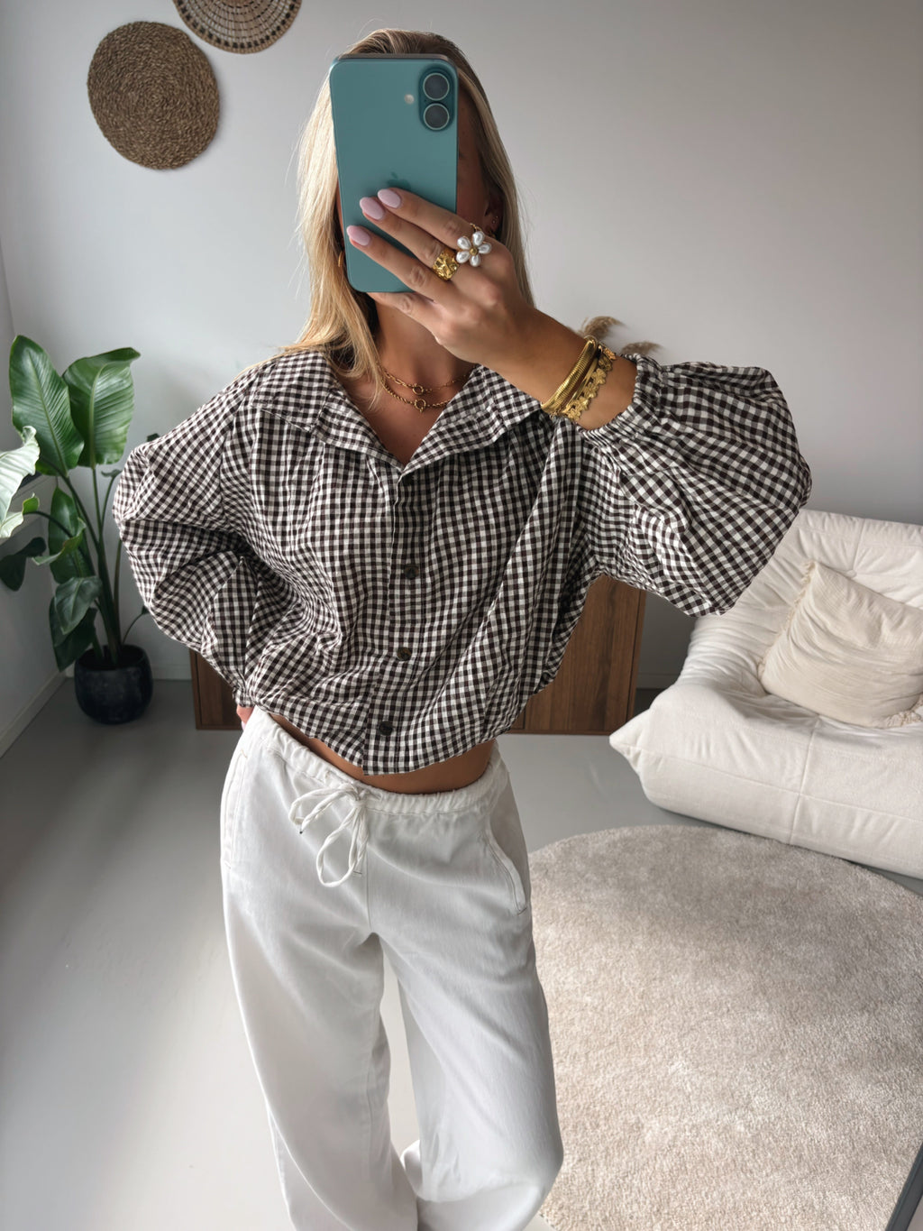 Morelia | blusa de cuadros