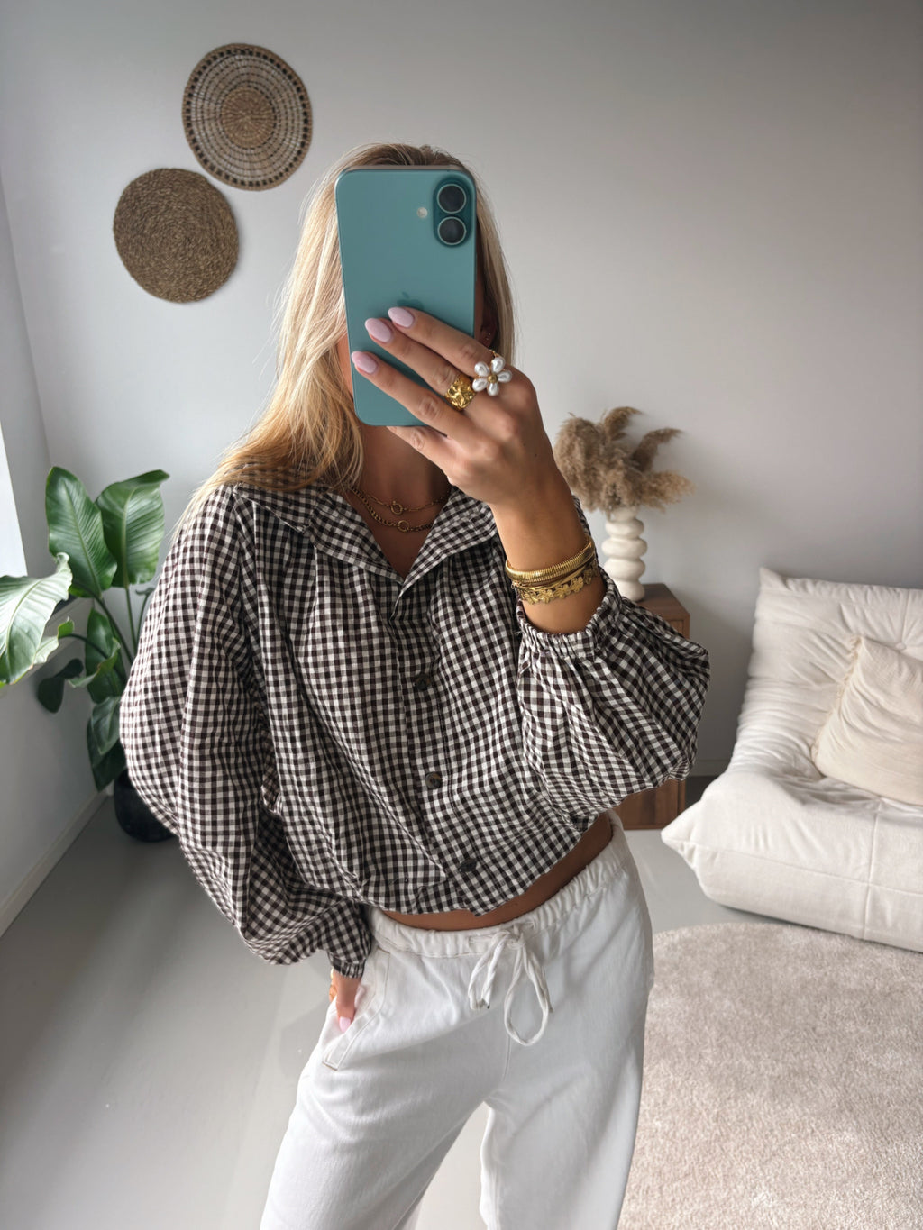 Morelia | blusa de cuadros