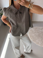 Taormina | blusa de cuello amplio