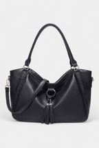Bolsa de hombro con borla de flecos, segunda vista