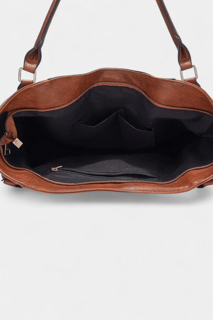 Bolsa de hombro con borla de flecos, quinta vista