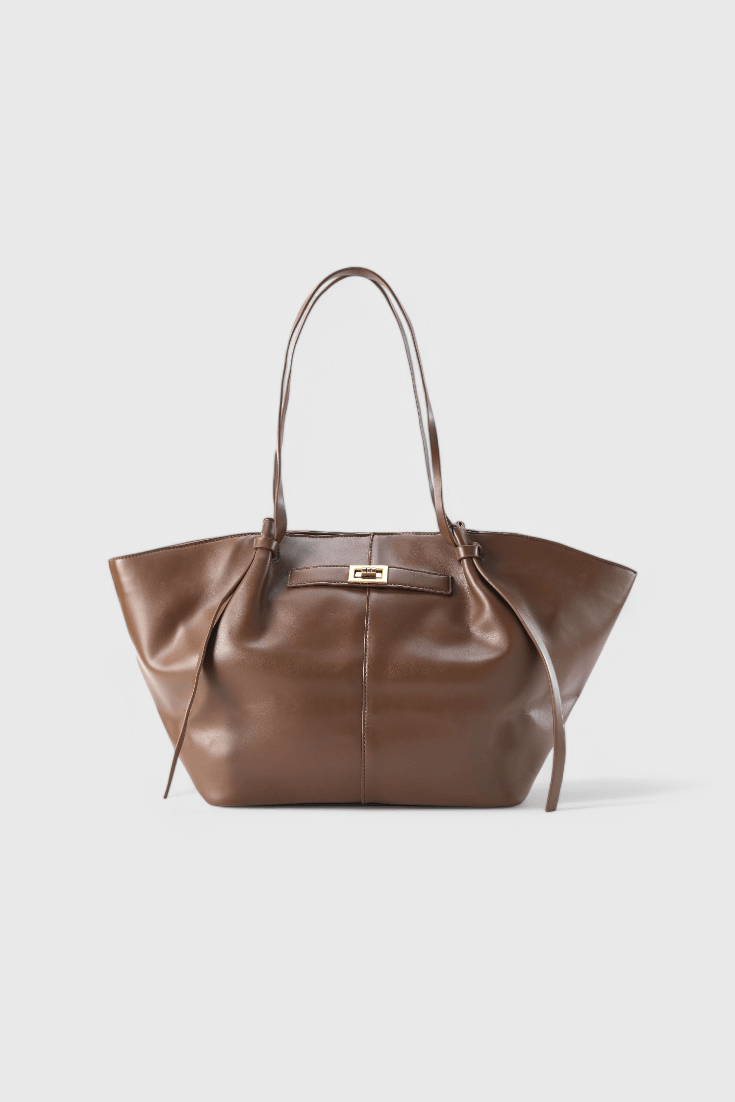 Bolsa de hombro en forma de trapecio, segunda vista
