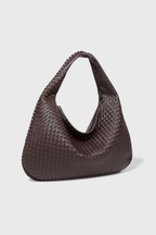 Bolsa de hombro tejida media luna, vista 10
