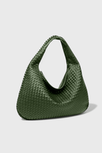 Bolsa de hombro tejida media luna, vista 9