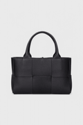 Bolsa shopper tejida, vista frontal