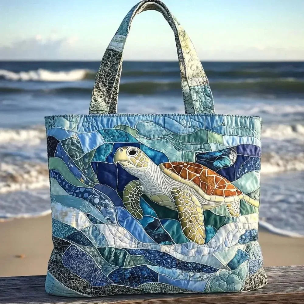 Bolsa tote acolchada con bordado, vista 11