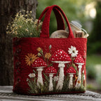 Bolsa tote acolchada con bordado, vista 7