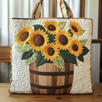 Bolsa tote acolchada con bordado, vista 8