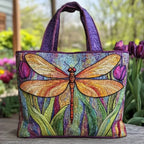 Bolsa tote acolchada con bordado, vista 9