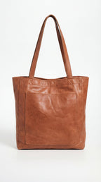 Bolsa tote de piel suave, cuarta vista