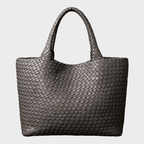 Bolsa tote tejida a mano, quinta vista