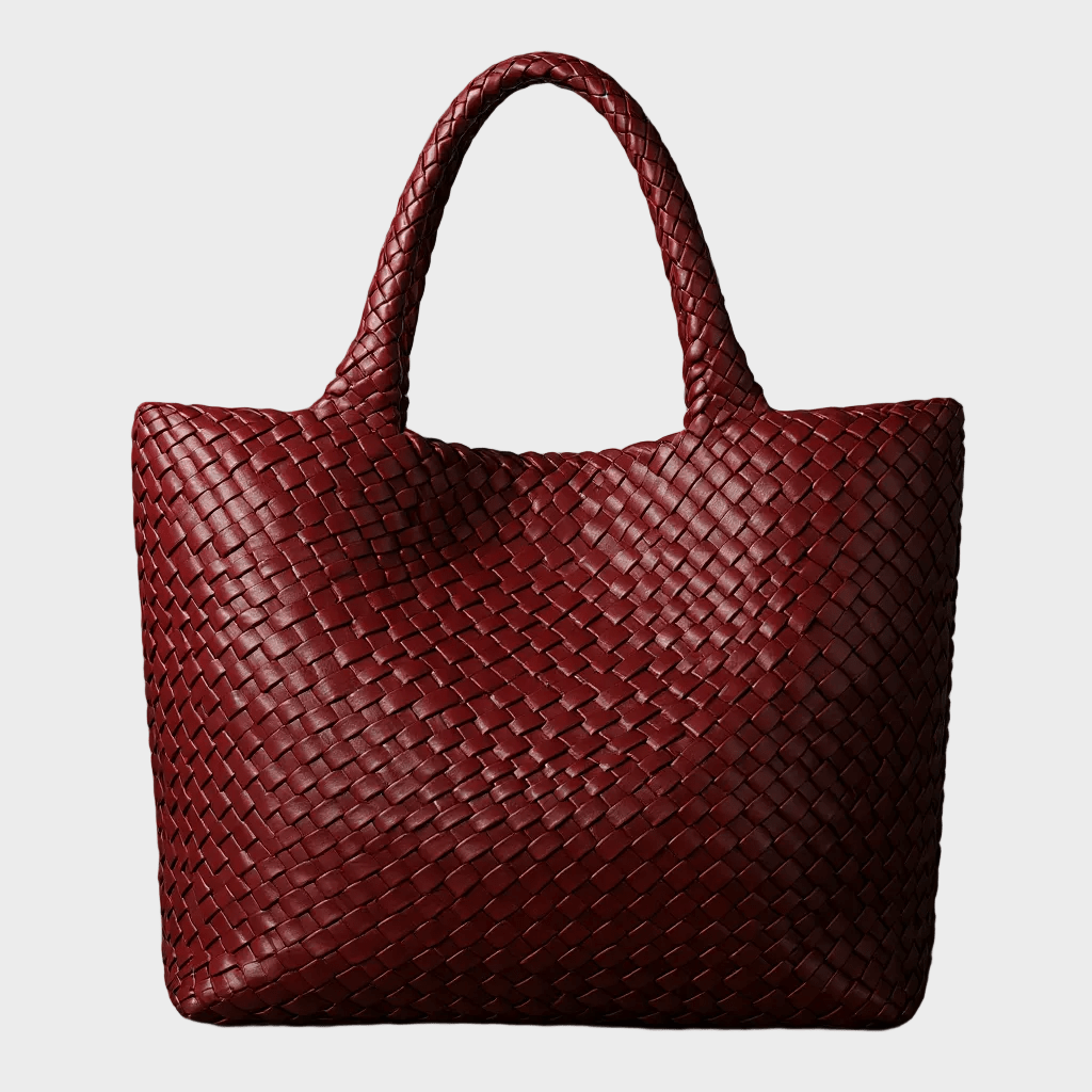 Bolsa tote tejida a mano, vista 7
