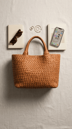 Bolsa tote tejida a mano, vista 8