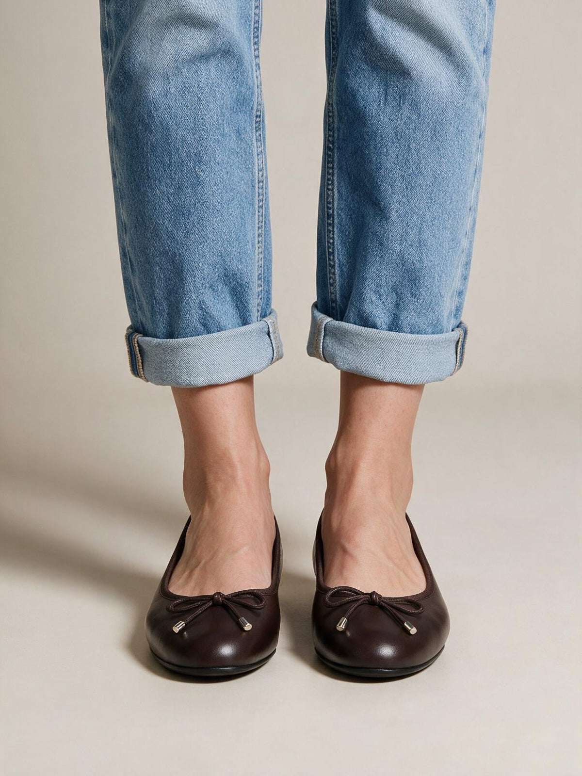 Botines efecto gamuza, Chocolate, vista frontal