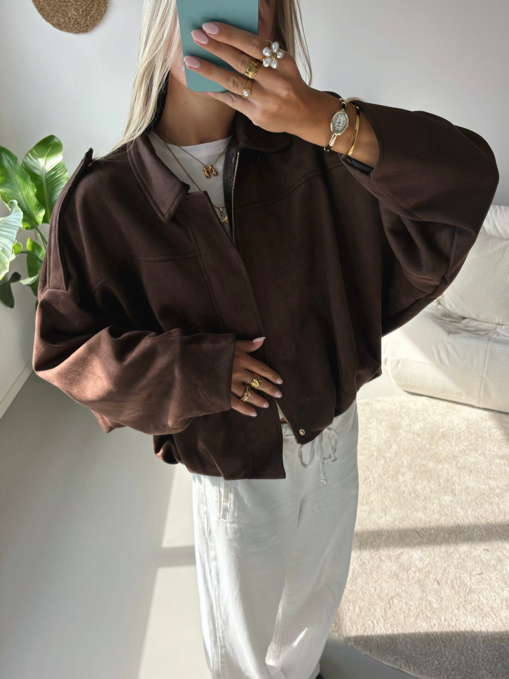 Araceli | chamarra de ante