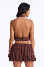 Alessia | conjunto de crepé ligero