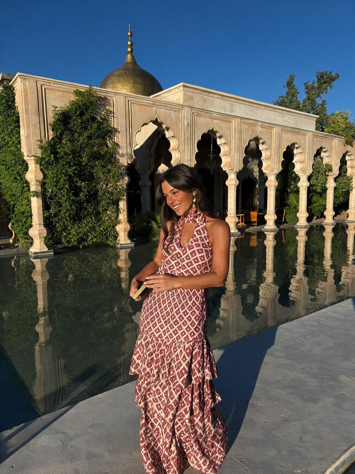 Conjunto de dos piezas con cuello halter, tercera vista