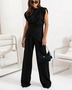 Dalila | conjunto de top drapeado