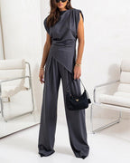 Dalila | conjunto de top drapeado