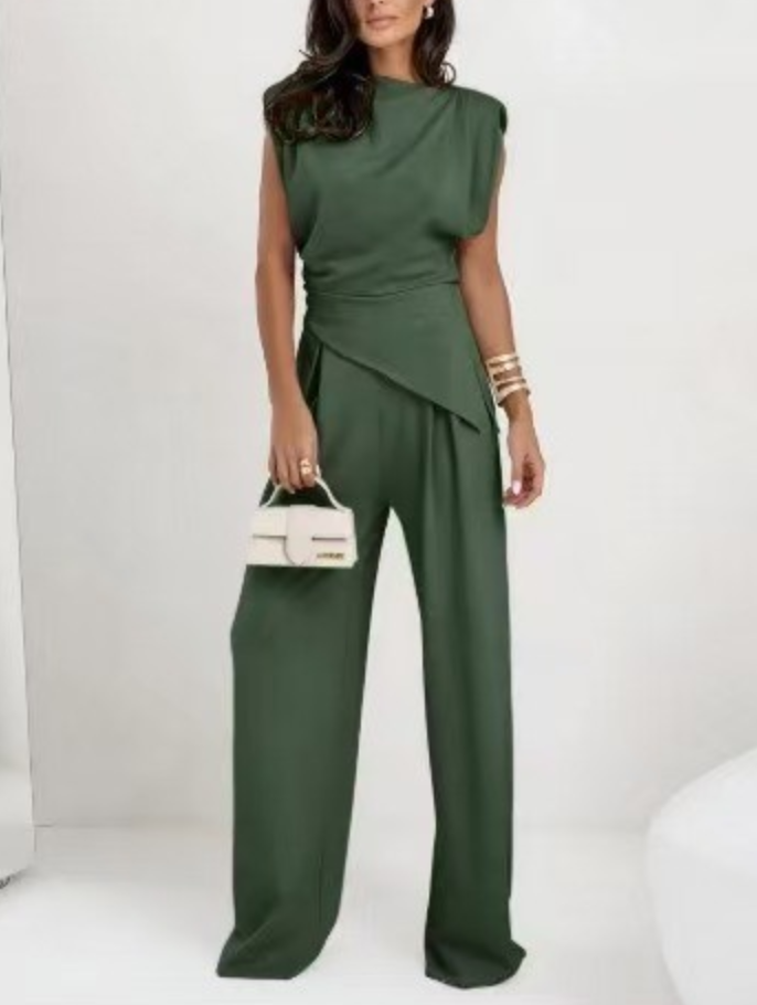 Dalila | conjunto de top drapeado
