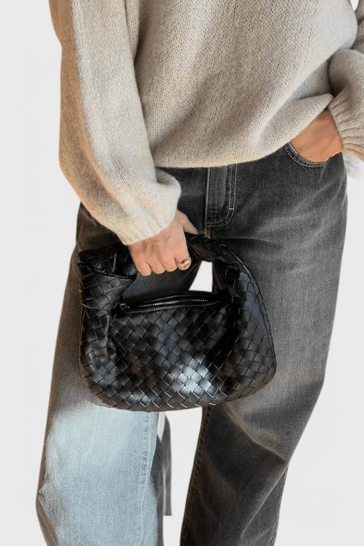 Mini bolsa de mano tejida, vista 12