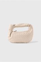 Mini bolsa de mano tejida, tercera vista