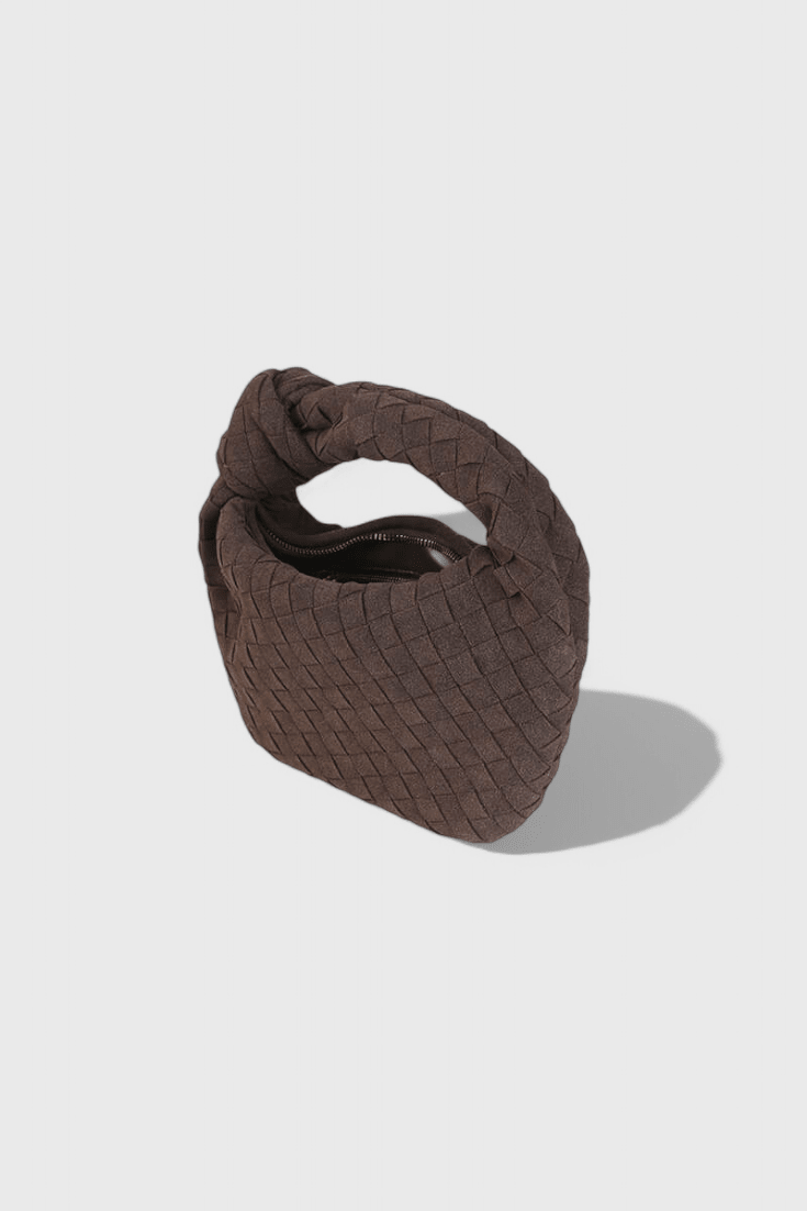 Mini bolsa tejida con nudo, vista 7