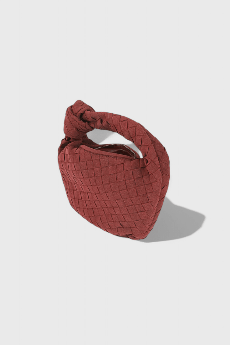 Mini bolsa tejida con nudo, vista 8