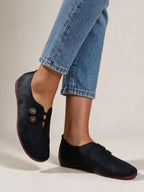 Mocasines clásicos, color negro, segunda vista