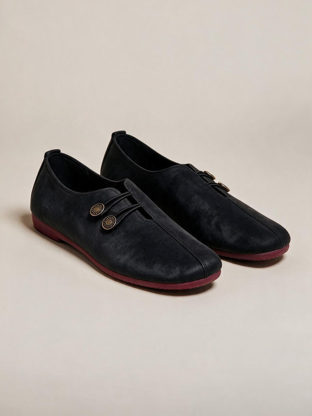 Mocasines clásicos, color negro, cuarta vista