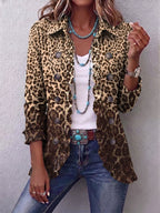Yaretzi | chamarra de leopardo con olanes