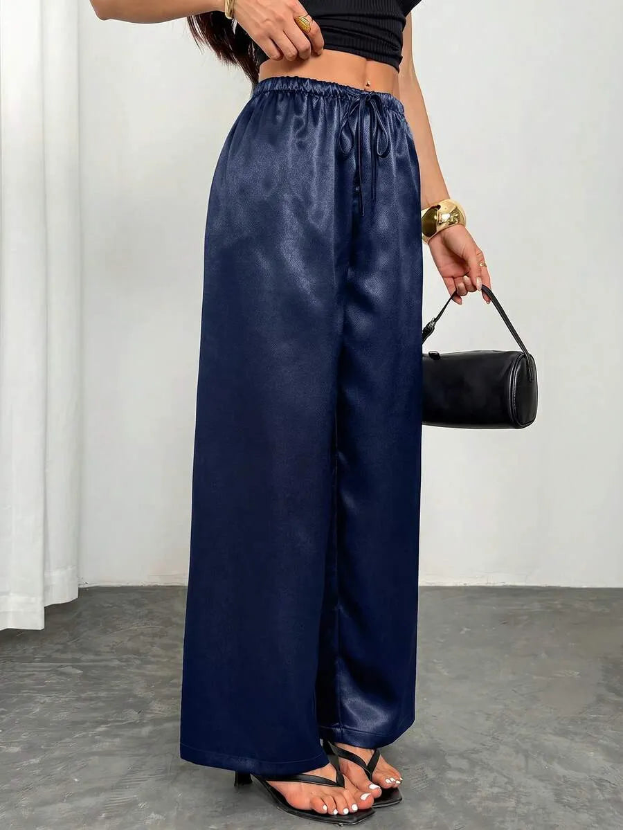 Évora | pantalón satinado