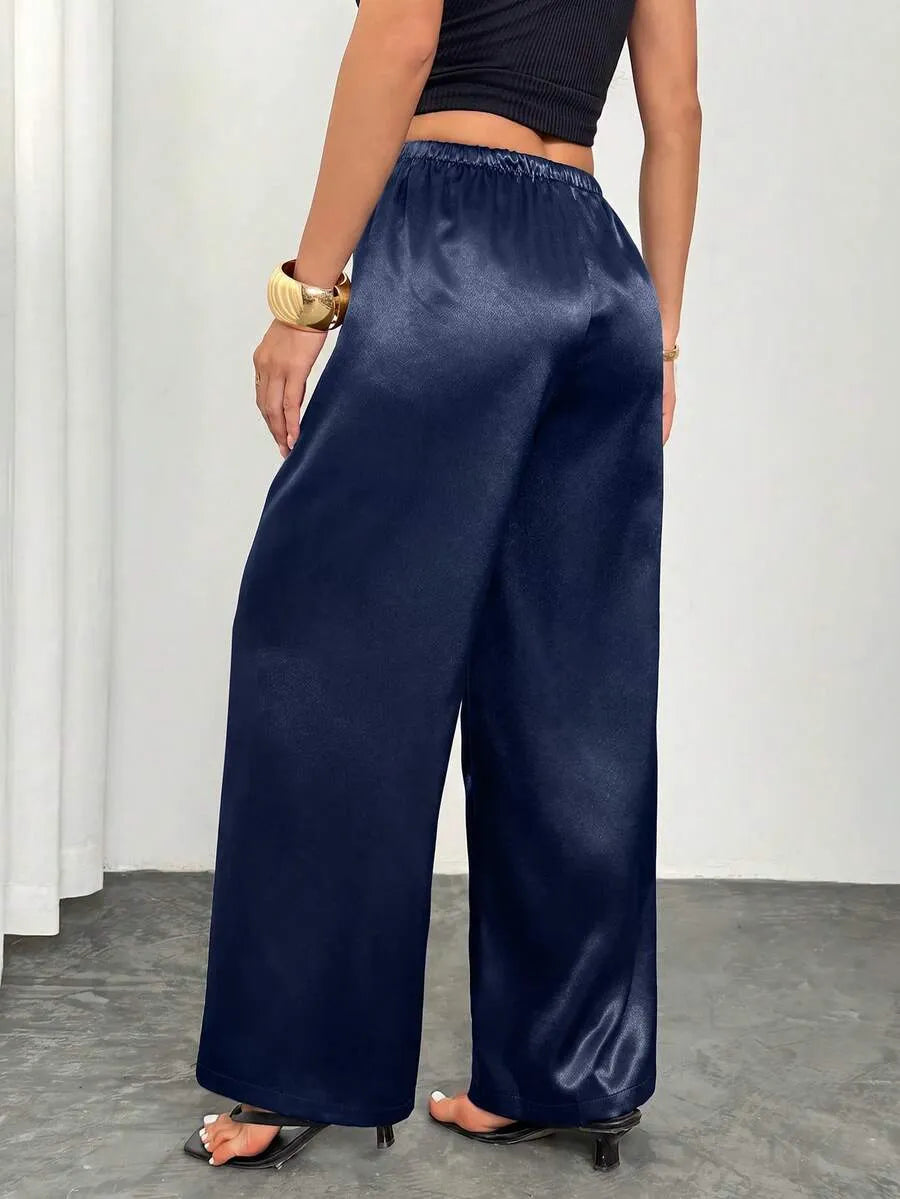 Évora | pantalón satinado