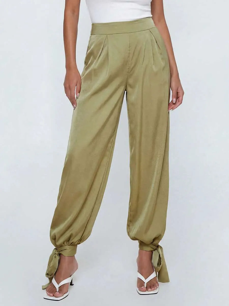 Olivia | pantalón tobillero verde