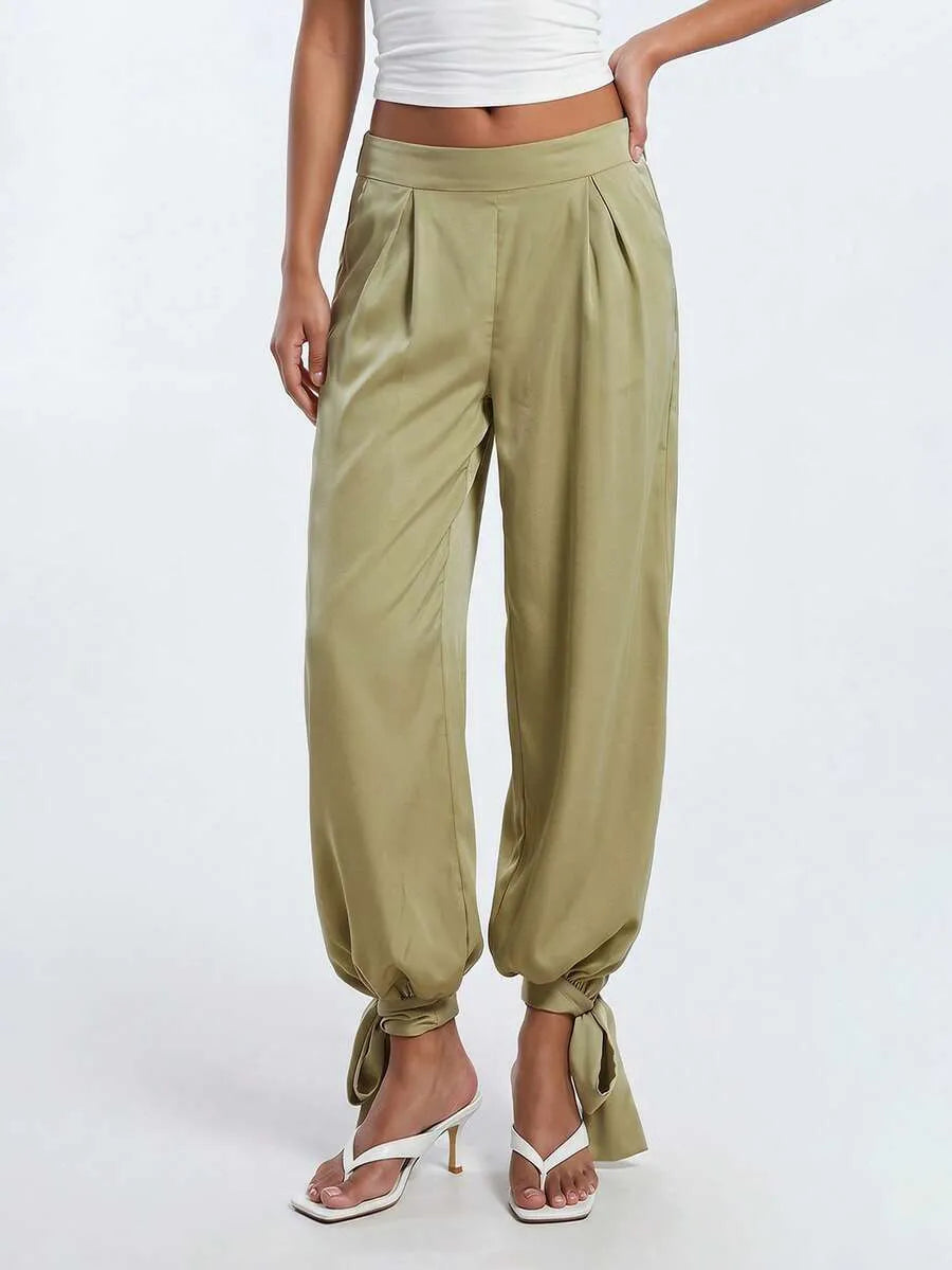 Olivia | pantalón tobillero verde
