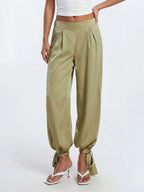 Olivia | pantalón tobillero verde