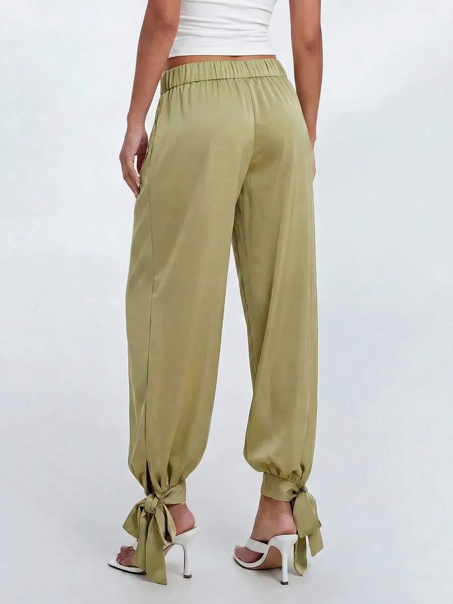 Olivia | pantalón tobillero verde