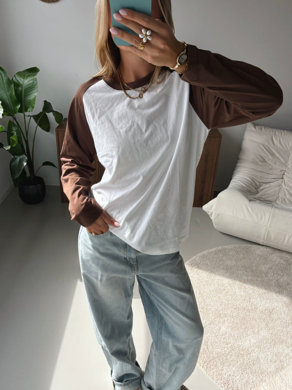 Alhelí | playera de manga raglán